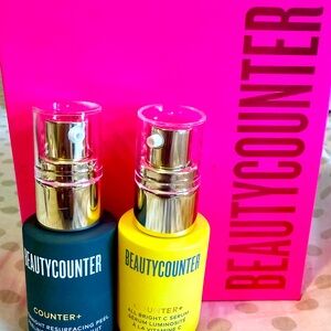 Beautycounter Bright Side Duo - All Bright C Serum & Overnight Resurfacing Peel